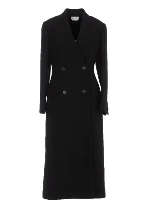 Alexander McQueen Back Tie Double-Breasted Coat