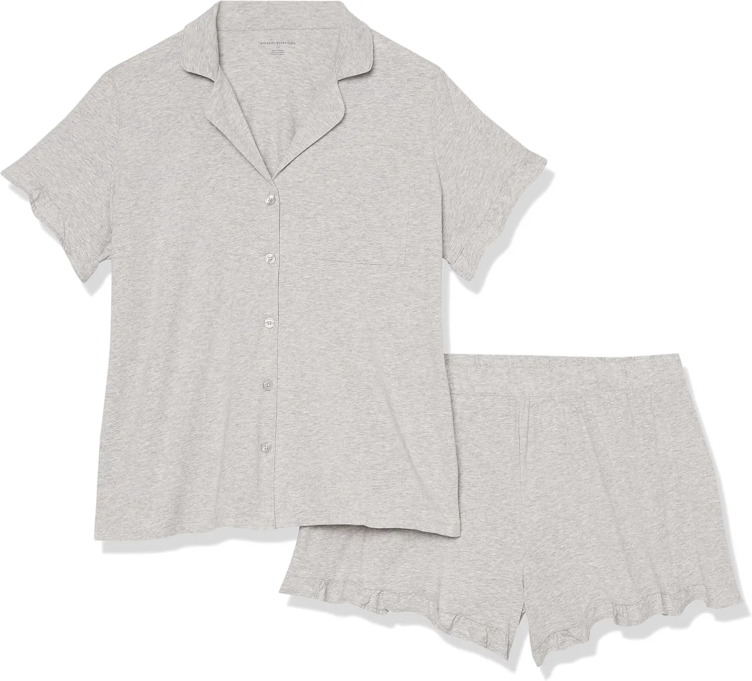 Amazon Essentials Women's Cotton Modal Short Pajama Set - Discontinued Colors