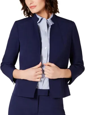 Anne Klein Womens Suit Separate Office Wear Open-Front Blazer