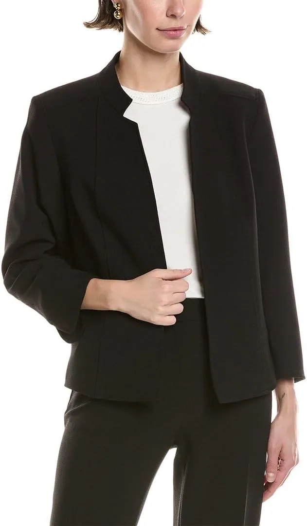 Anne Klein Womens Suit Separate Office Wear Open-Front Blazer