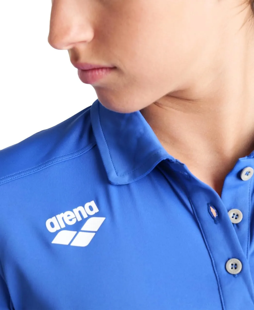 ARENA Women's Team Solid Polo T-Shirt Short Sleeve Active Tee MaxDry Fabric Tailored Fit Athletic Top Gym Exercise Training
