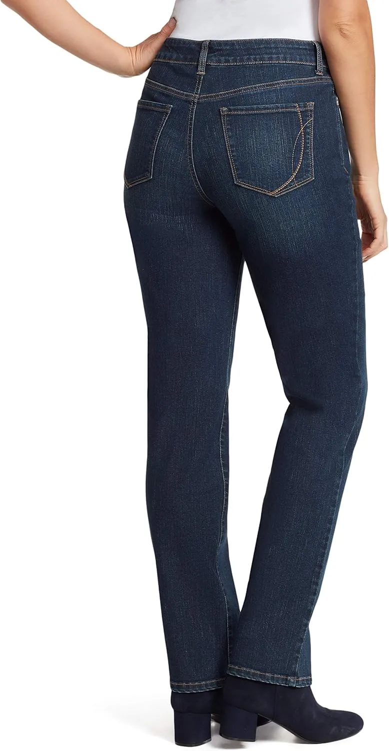 Bandolino Women's Mandie Signature Fit High Rise Straight Jean