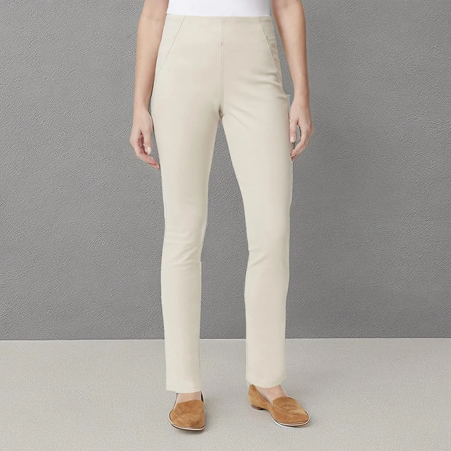 Bandolino Women's Tessa Tummy Control Pull on Slim Straight Jean