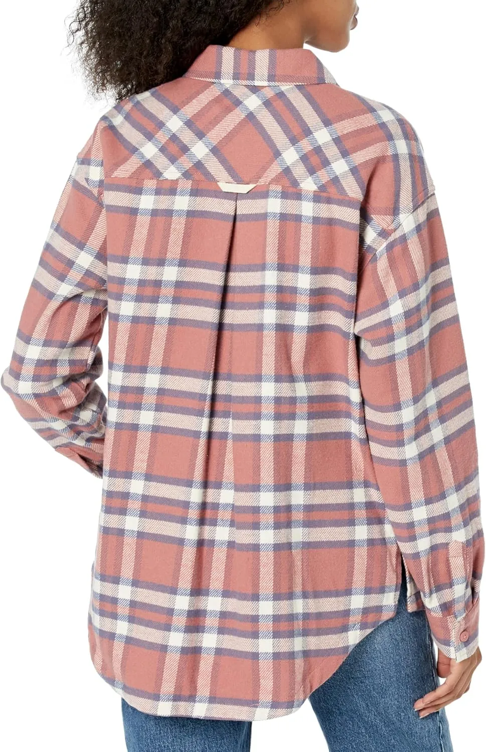 BASS OUTDOOR Womens Long-Sleeve Flannel Shirt  Classic Plaid Button-up