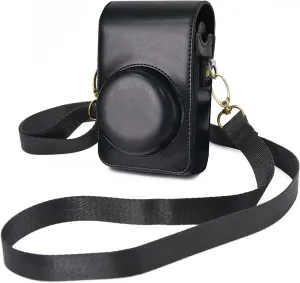 BEADY Camera Case for Ricoh GR IIIx/GR III/GR II/GR Protective Case PU Leather GR3x GR3 GR2 GR Protective Cover with Shoulder Strap Black