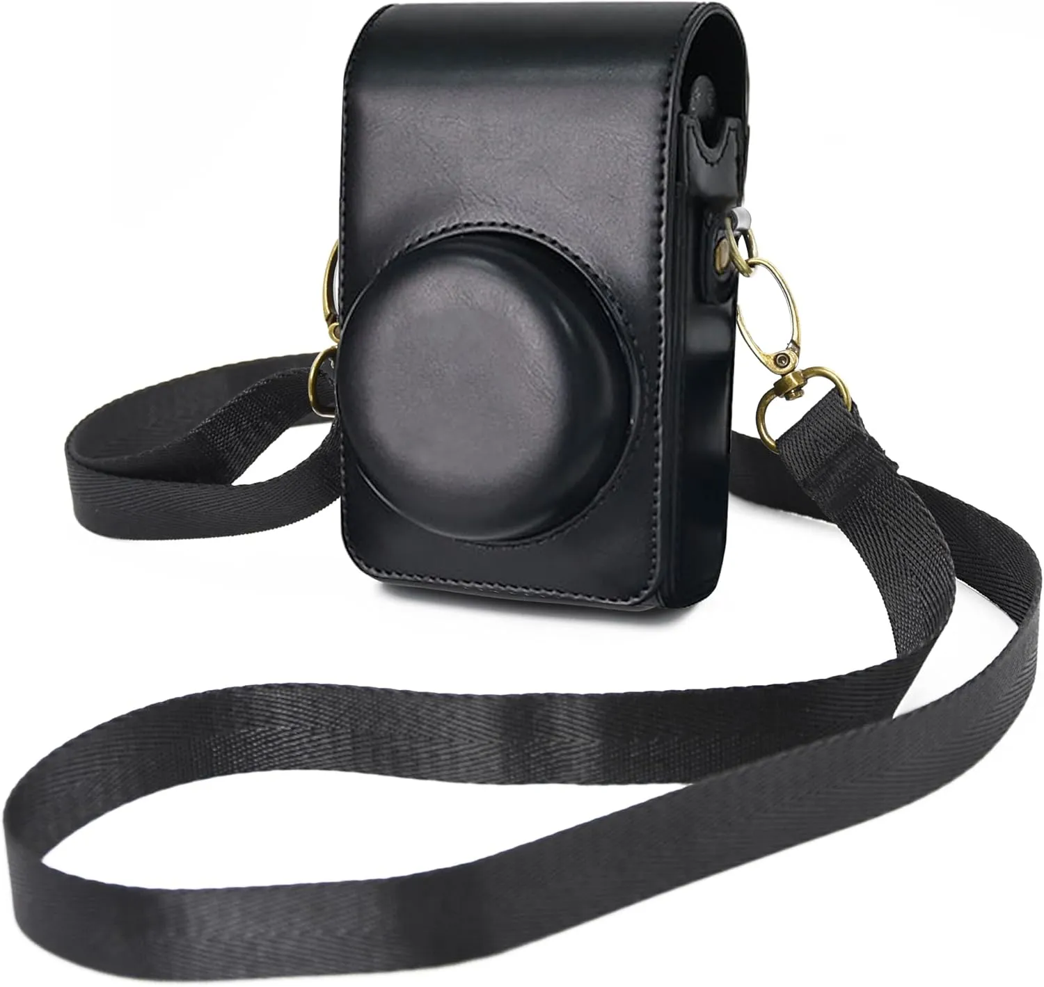 BEADY Camera Case for Ricoh GR IIIx/GR III/GR II/GR Protective Case PU Leather GR3x GR3 GR2 GR Protective Cover with Shoulder Strap Black