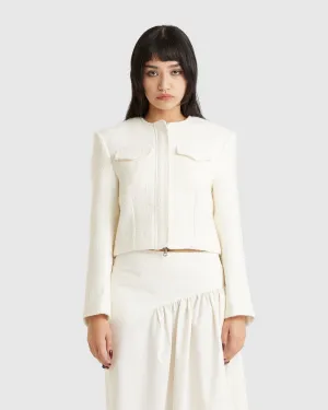 Bertie Jacket Ivory