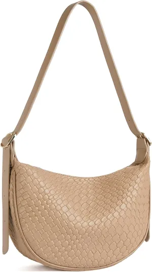 BOSTANTEN Purses for Women Small Crossbody Bags Crescent Shoulder Bag Hobo Handbag with Adjustable Strap