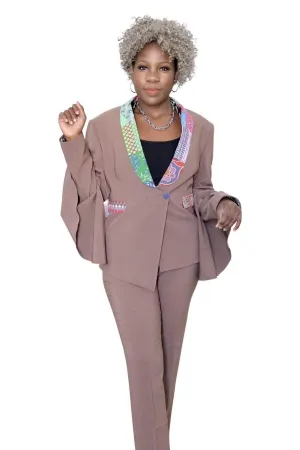 Brown Business Ladies Jacket