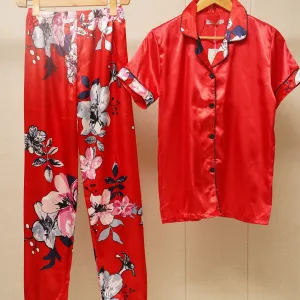 Button Female  2Pcs Sleepwear (WF-008)