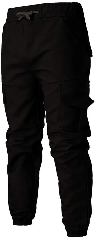 Cargo Pants for Men Work Men's Cargo Pants Big and Tall Men's Elastic Waist Work Pants Loose Fit Lightweight Workwear