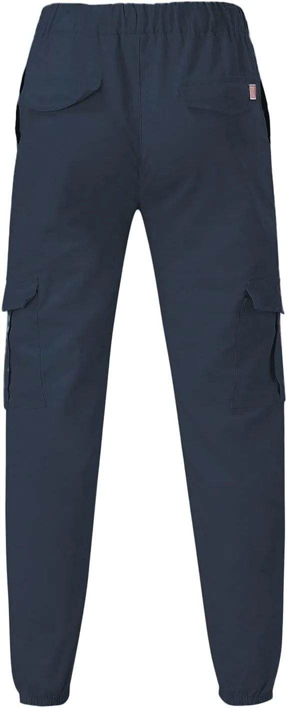 Cargo Sweatpants for Men Big and Tall Long Trousers Men Athletic Jogger Sports Outdoor Trousers Men's Sweatpants with
