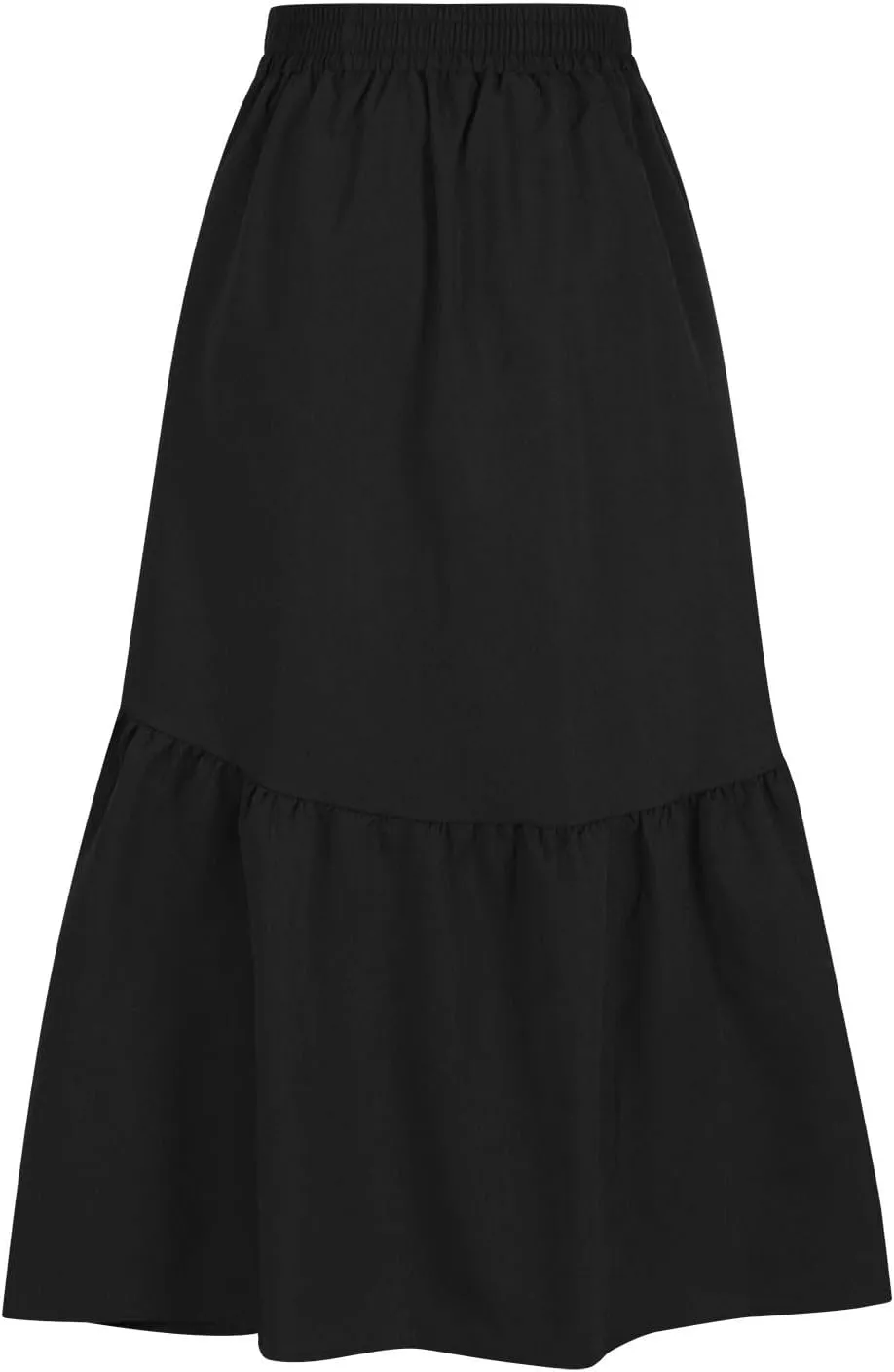 Casual Skirts for Women Pleated Midi Skirts High Waist Commuting Skirts All-Match Comfy Skirt Fall Loose Skirt