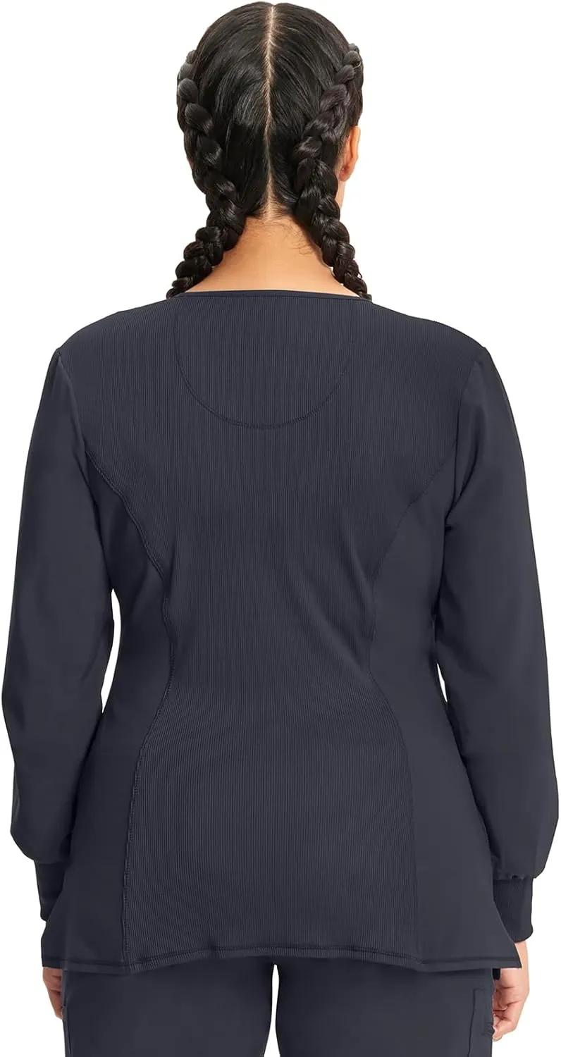 Cherokee Long Sleeve Scrubs for Women, 4-Way Stretch Performance Fabric CK781A