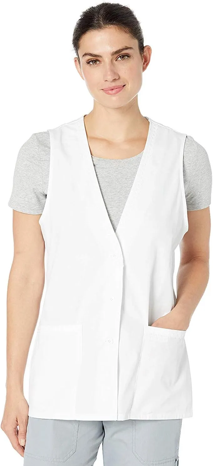 Cherokee Professionals Women Scrubs Vest Lace Trimmed 2610