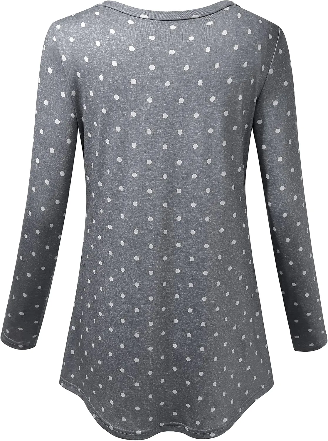 connche Women's Button Side Maternity Tunic Nursing Tops for Breastfeeding