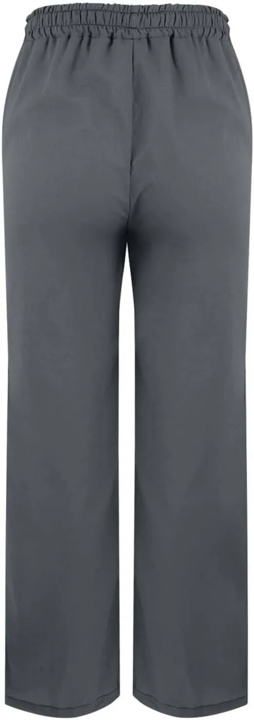 Cotton Linen Pants for Women Summer Beach Lounge with Pockets Loose Fit Casual Elastic Waist Trousers