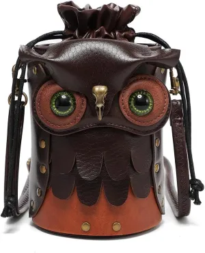 Creative Horse Head Women's Shoulder Crossbody Bag Medieval Retro Style Handbags PU Leather Bucket Bag purses