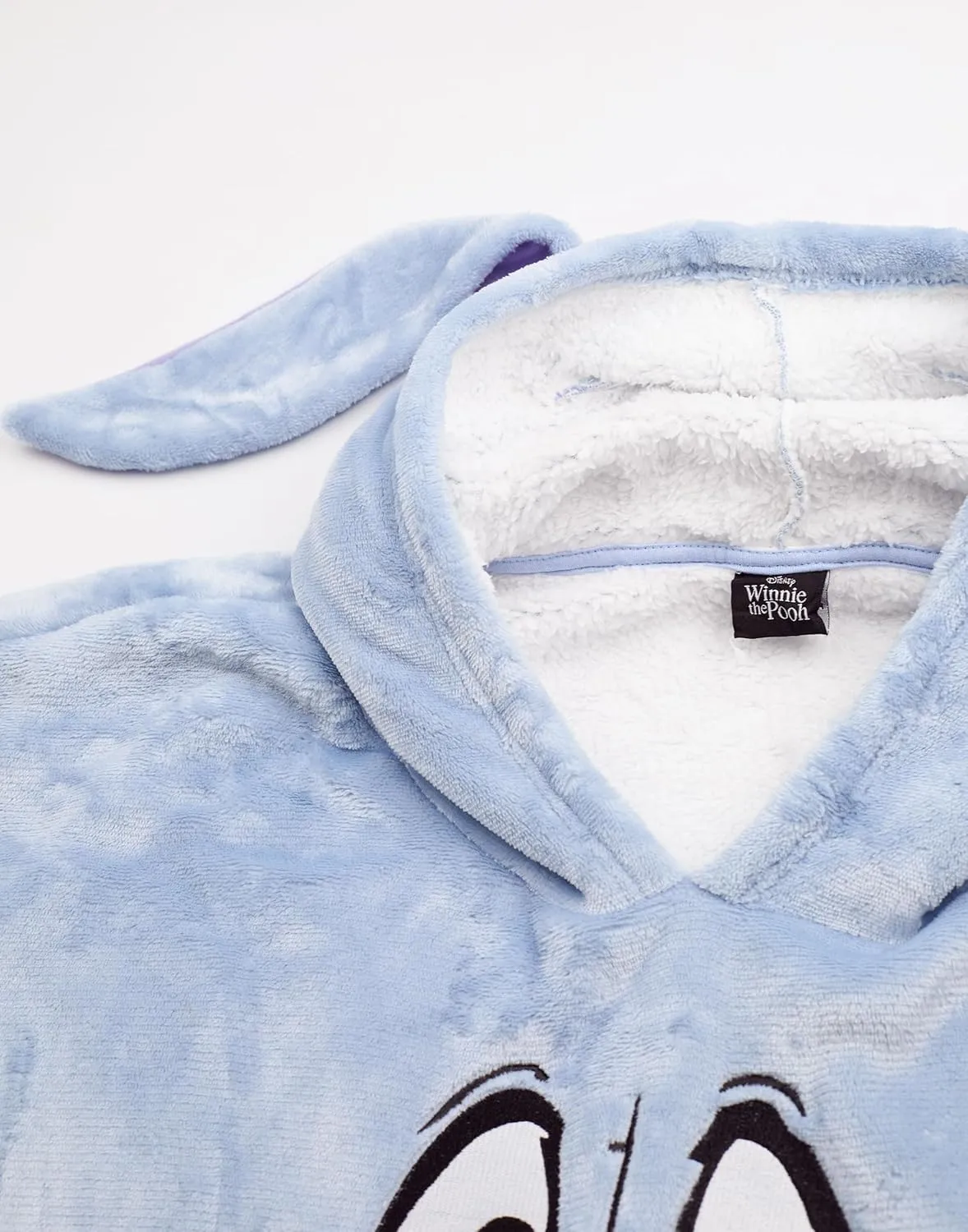 Disney Wearable Blanket Hoodie | Adults Hooded Pullover with Themed Print One Size Sherpa Lined Loungewear with Pockets