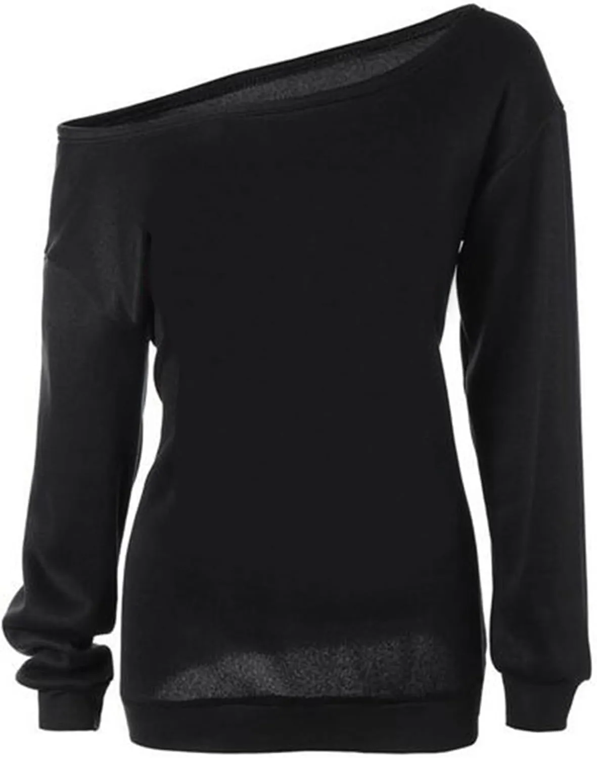 Dutebare Women Off Shoulder Sweatshirt Slouchy Shirt Long Sleeve Pullover Tops