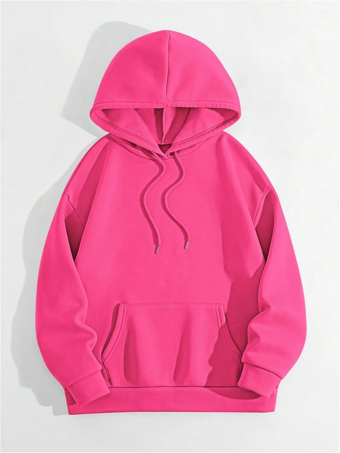 Floerns Women's Graphic Long Sleeve Hooded Sweatshirts Oversized Pullover Tops