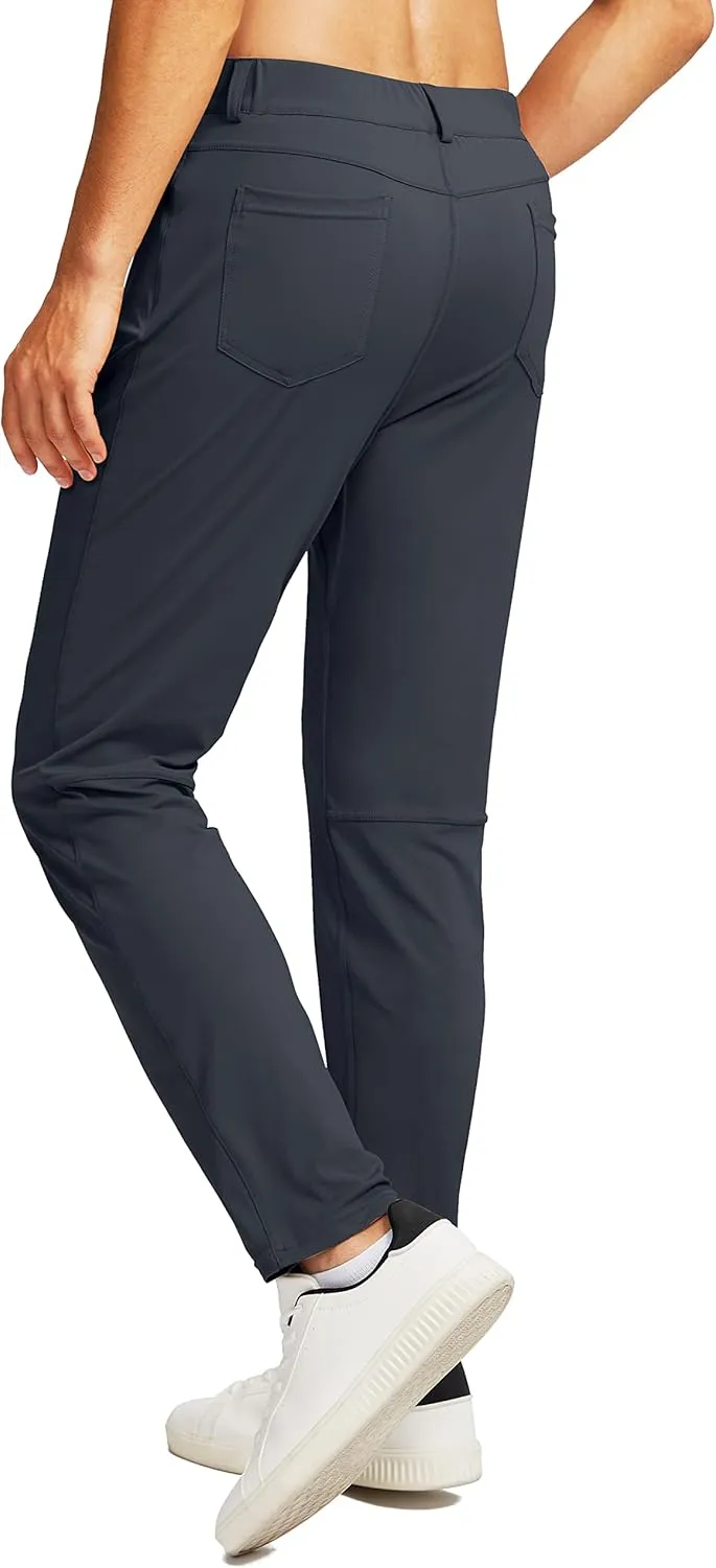 G Gradual Men's Stretch Golf Pants with 6 Pockets Slim Fit Dress Pants for Men Travel Casual Work