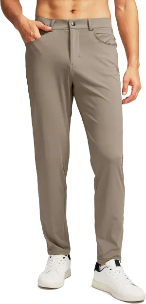 G Gradual Men's Stretch Golf Pants with 6 Pockets Slim Fit Dress Pants for Men Travel Casual Work