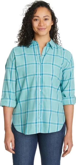 Gloria Vanderbilt Women's Amanda Oversized Button Down Shirt with Roll-tab Sleeves Standard