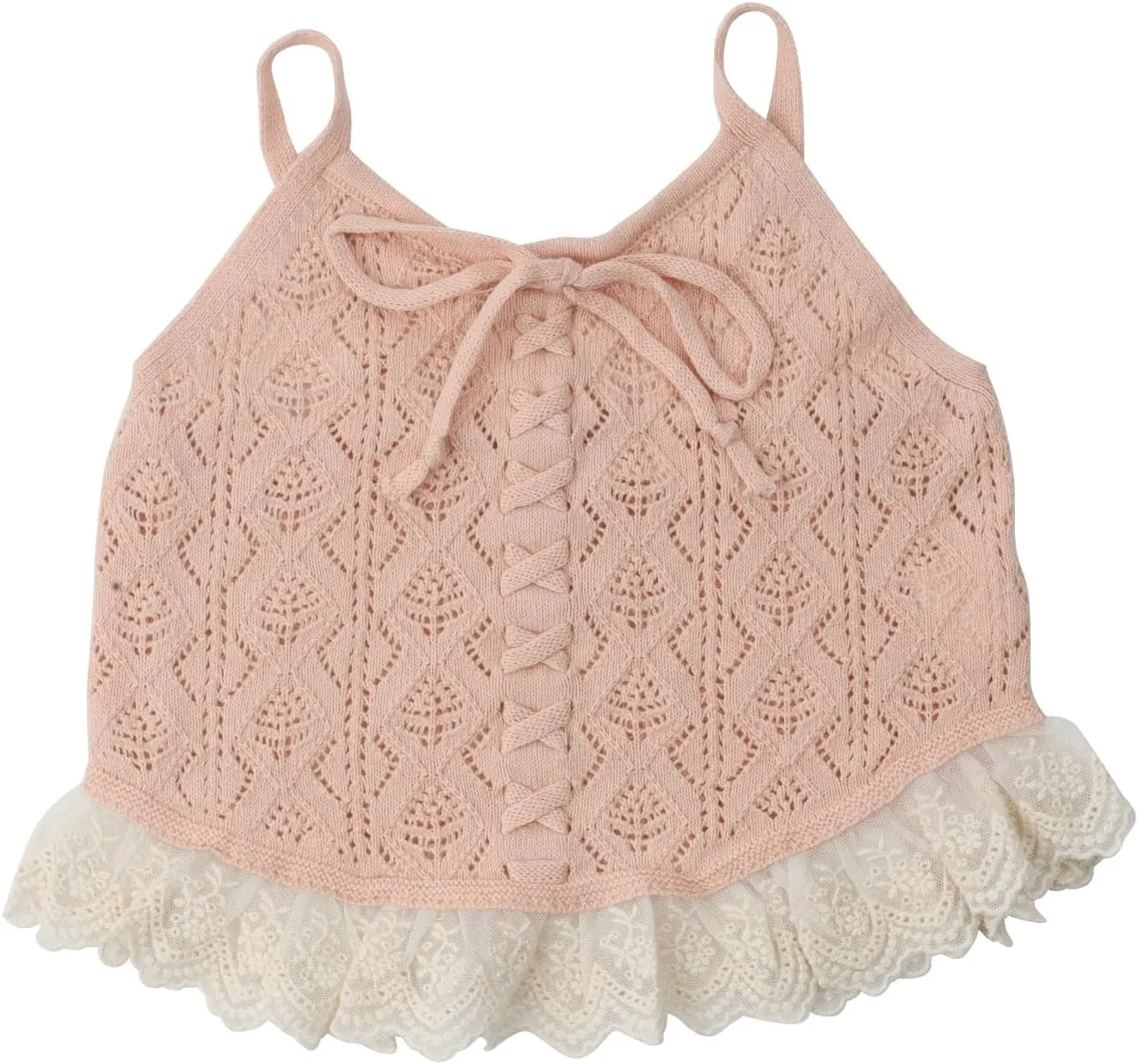 HOOLCHEAN Baby Girls Summer Thin Knit Wide Camisole Shirt Toddler Swing Top