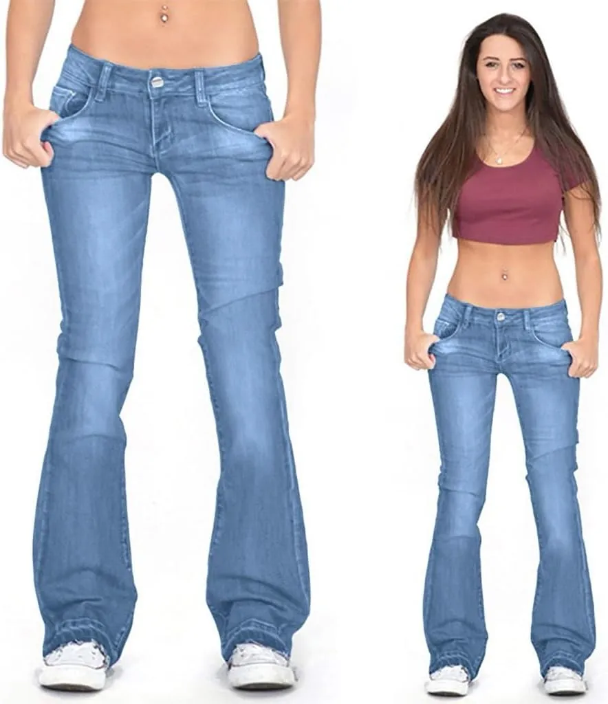 Jeans For Women Trendy Fashion Bib Jumpsuits Rompers Pants Bib Sexy Women's Jeans Pants For Women Casual Denim Pants