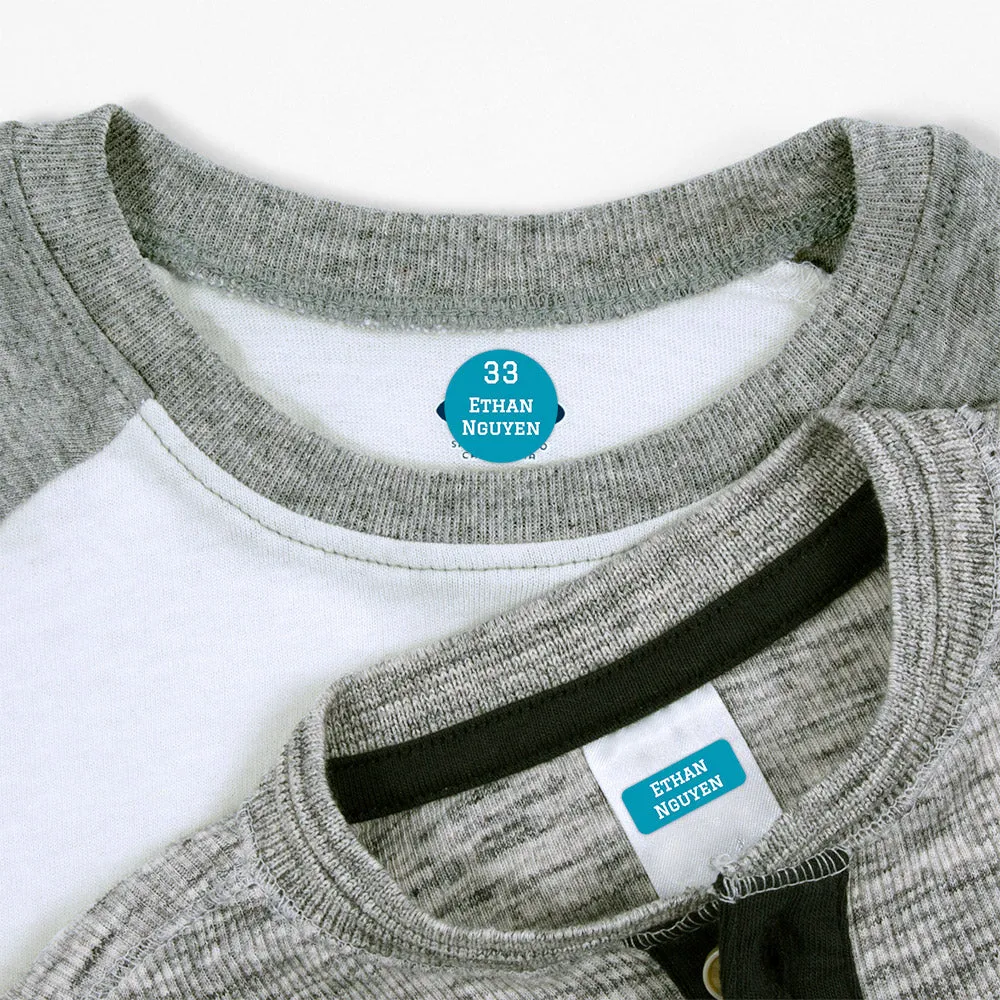 Jersey Clothing Labels Pack