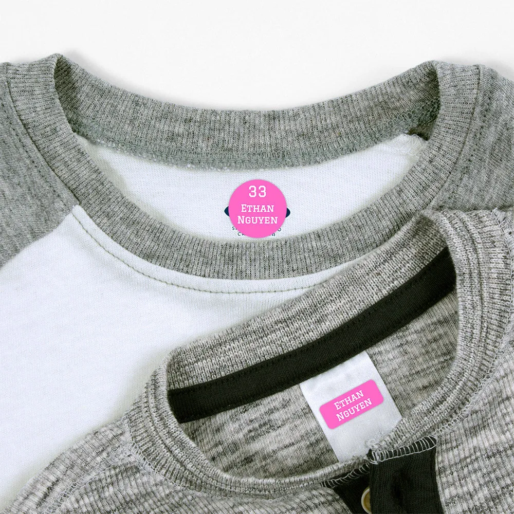 Jersey Clothing Labels Pack
