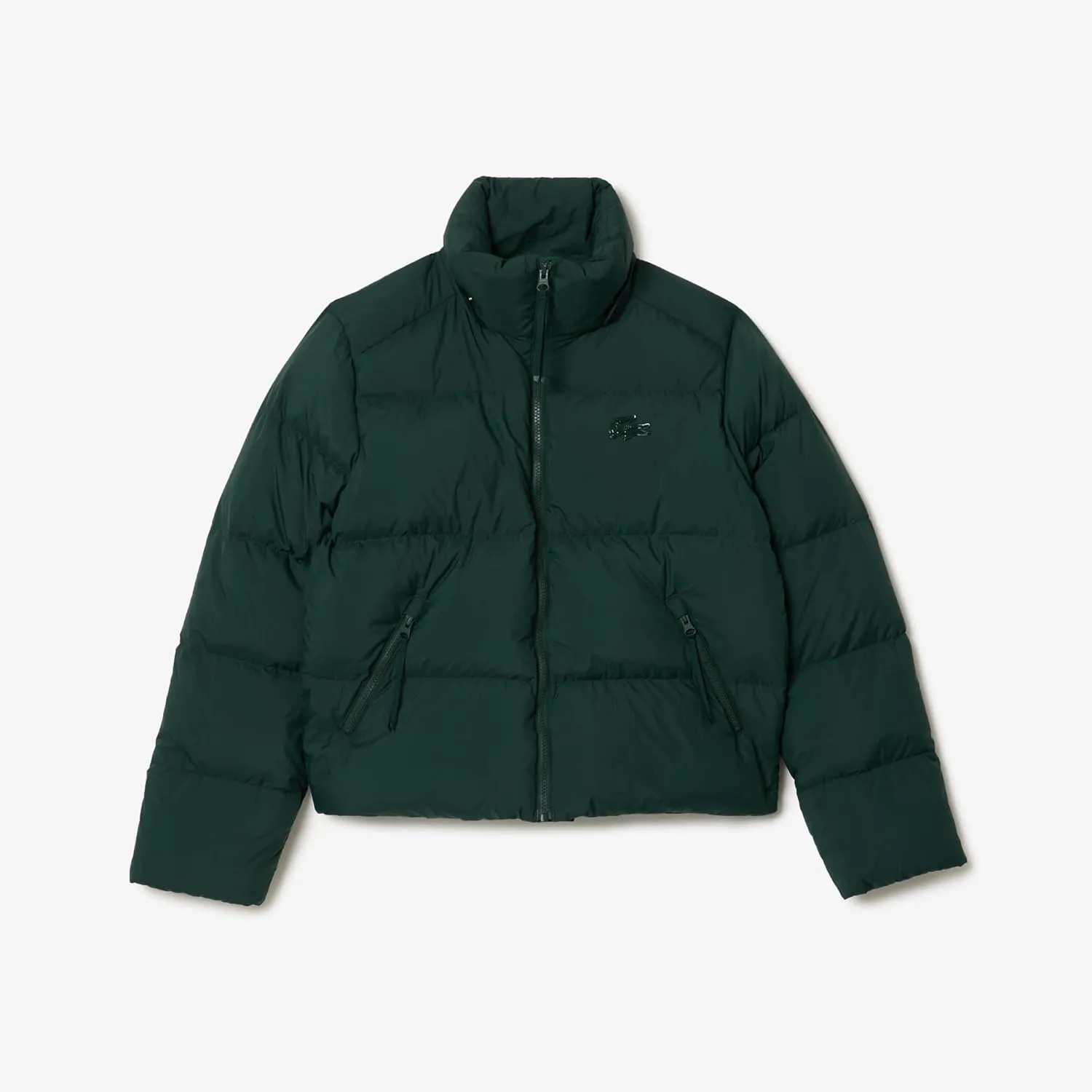 Lacoste Women's Padded Down Logo Jacket with Hood