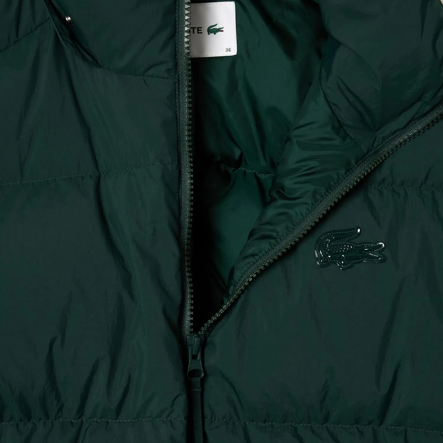 Lacoste Women's Padded Down Logo Jacket with Hood