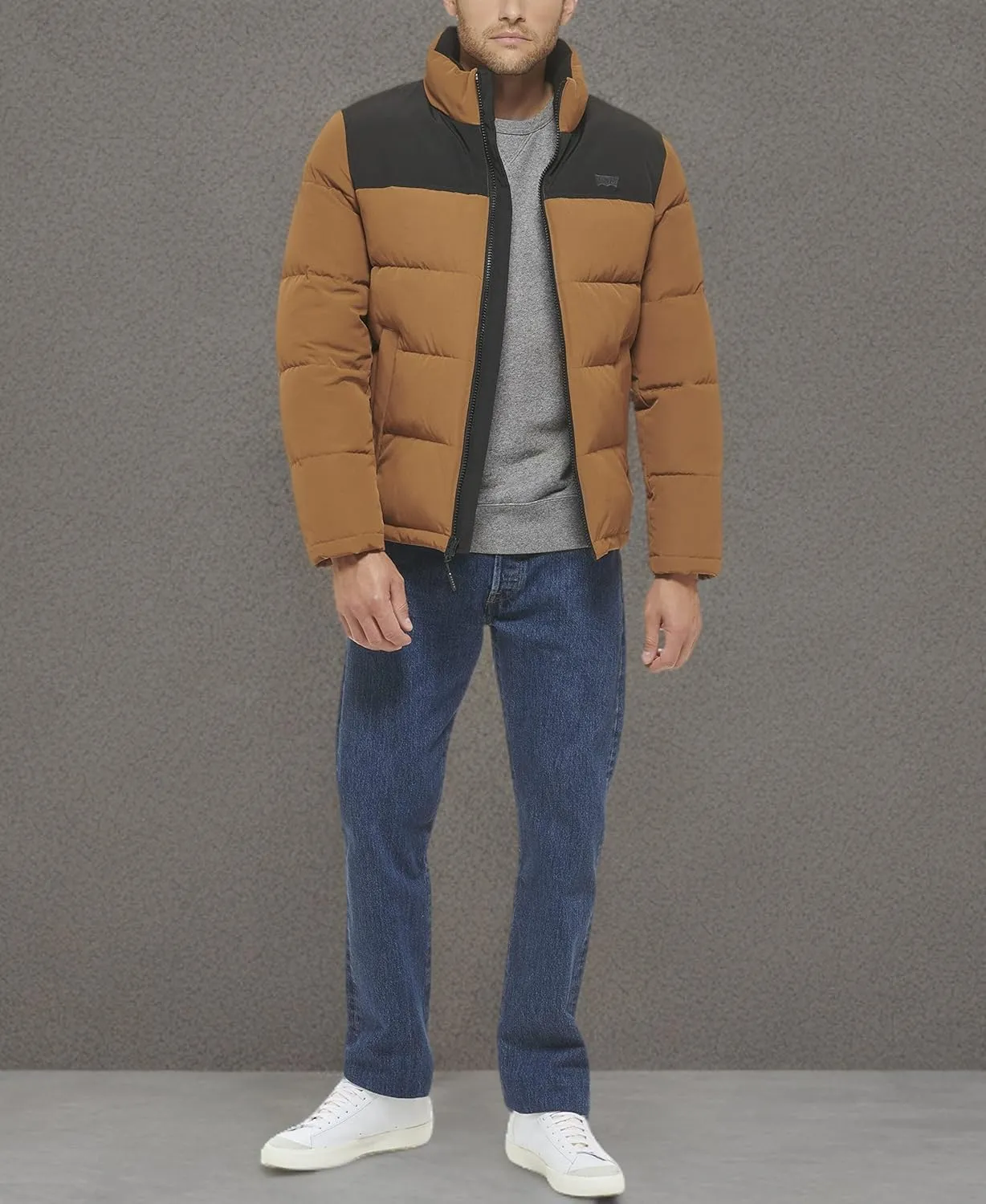Levi's Men's Arctic Cloth Retro Bubble Puffer Jacket