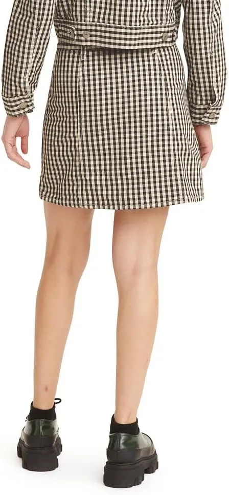 Levi's Women's A-line Button Front Mini Skirt