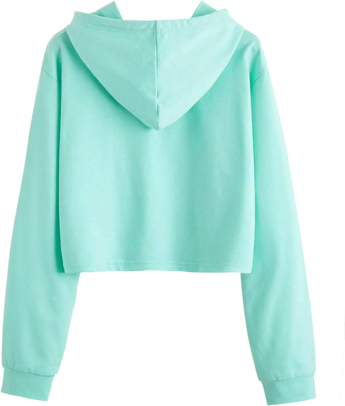 MakeMeChic Women's Cropped Hoodie Casual Workout Crop Sweatshirt Tops