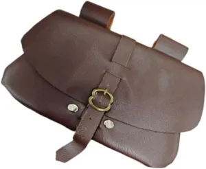 Medieval Waist Bag Belt Pouch Fanny Pack Waist Pouch for Stage Show Party Performance, Brown