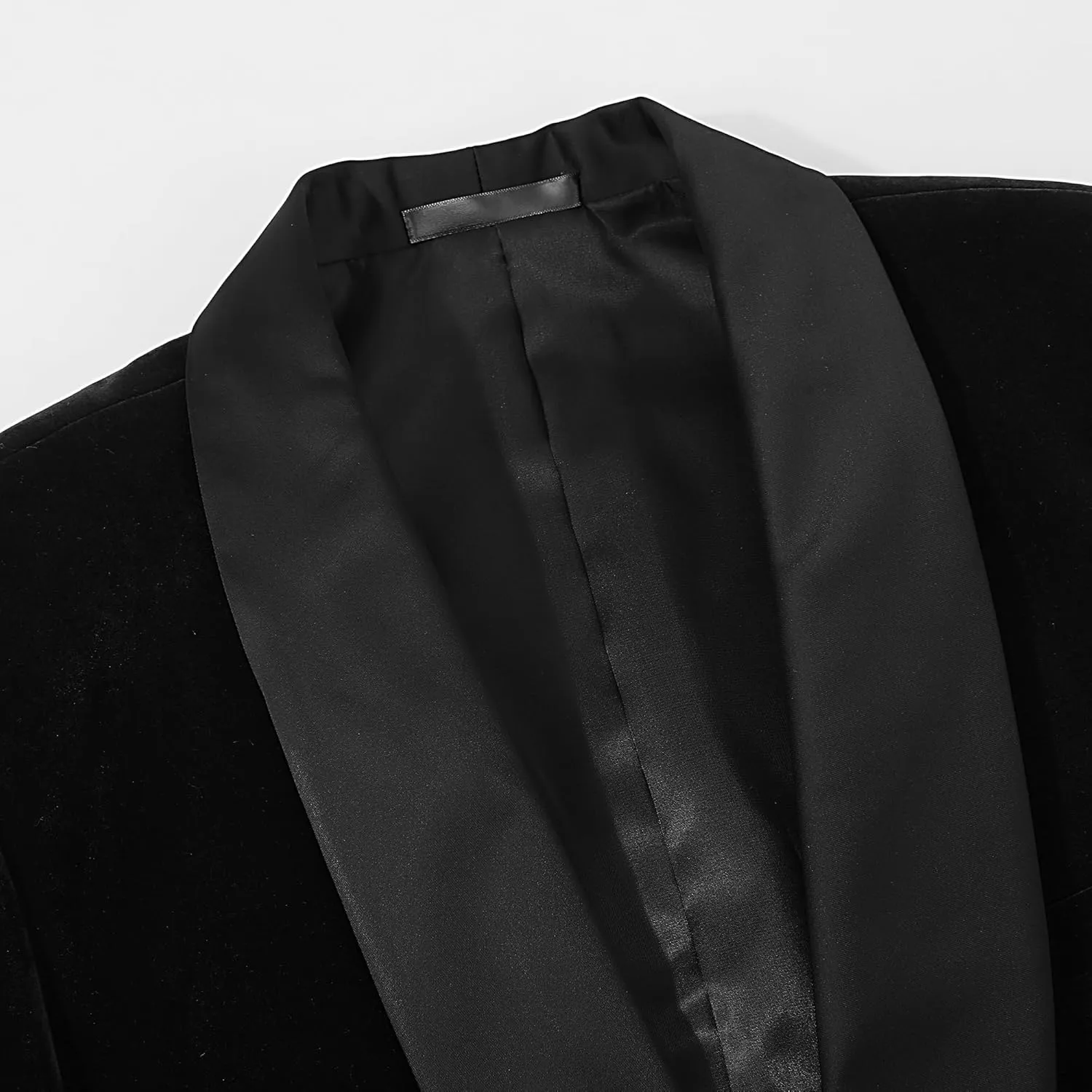 Men Suit Blazer Tuxedo Slim Fit Velvet Party Wedding Prom