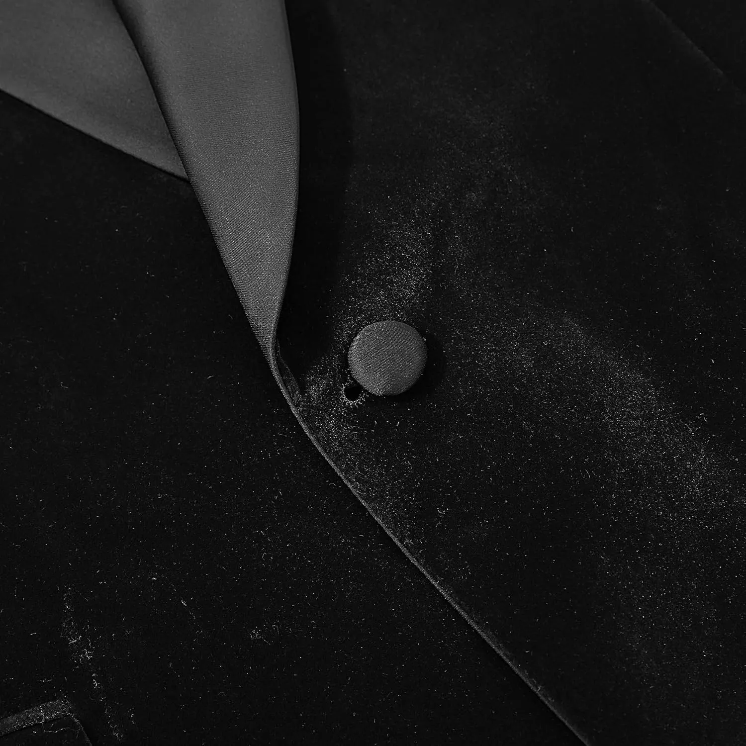Men Suit Blazer Tuxedo Slim Fit Velvet Party Wedding Prom