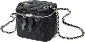 Mini Denim Crossbody Bags for Women Small Vintage Square Box Purse Boho Cross Body Handbags with Chain and Zipper