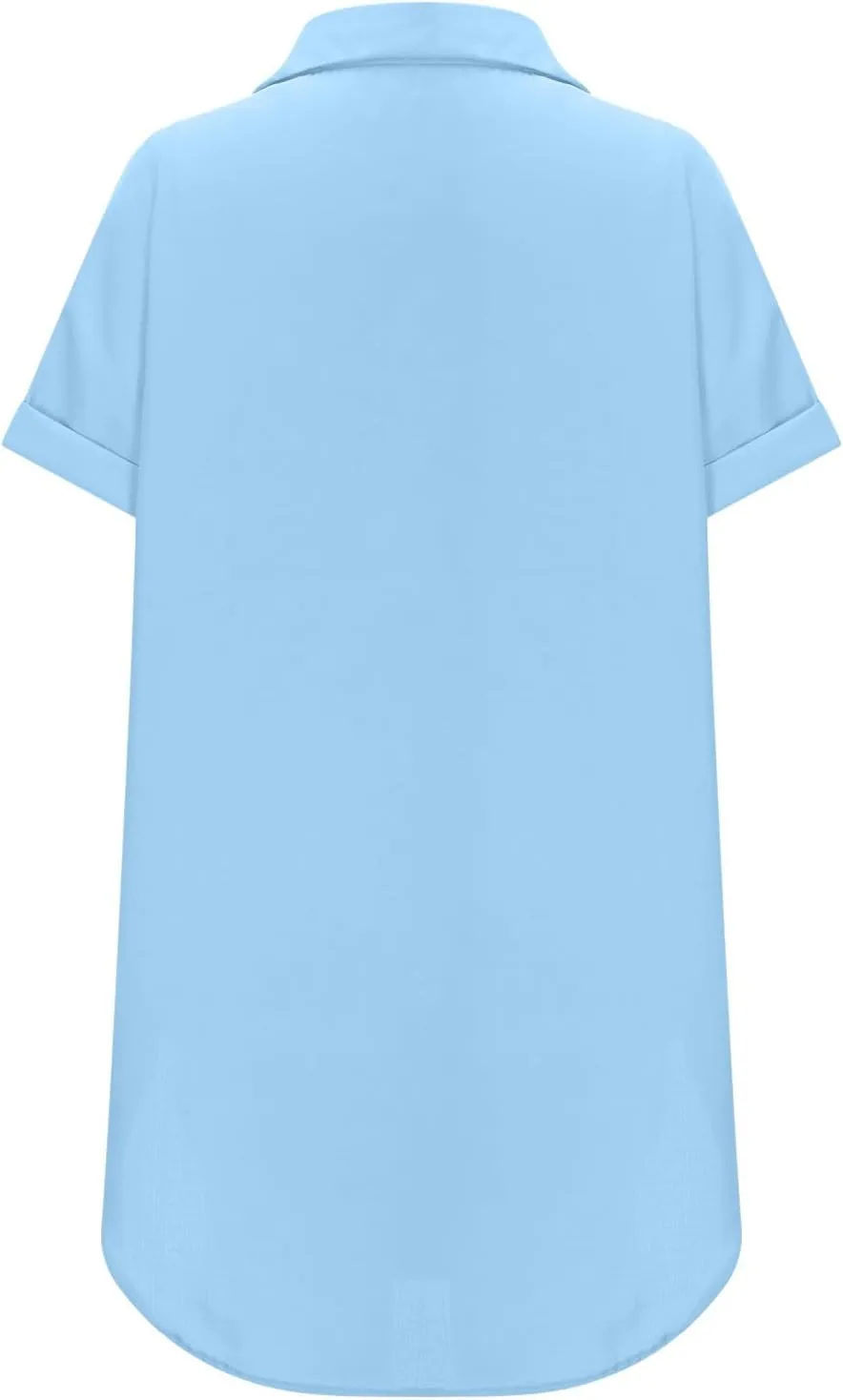 Mini Dress for Women Button Down V Neck Cotton Linen Shirt Dresses Short Sleeve Casual Pure Work Oversized Sundress