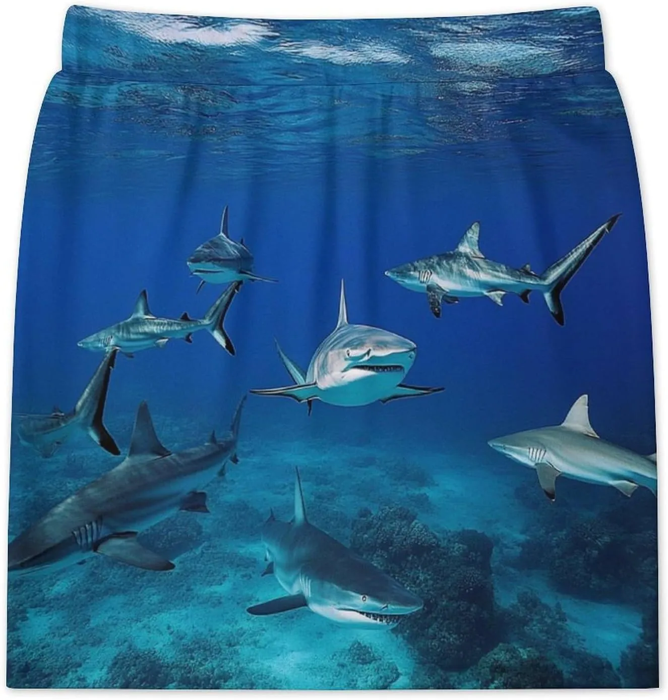Mini Pencil Skirt for Women Basic Bodycon Skirt