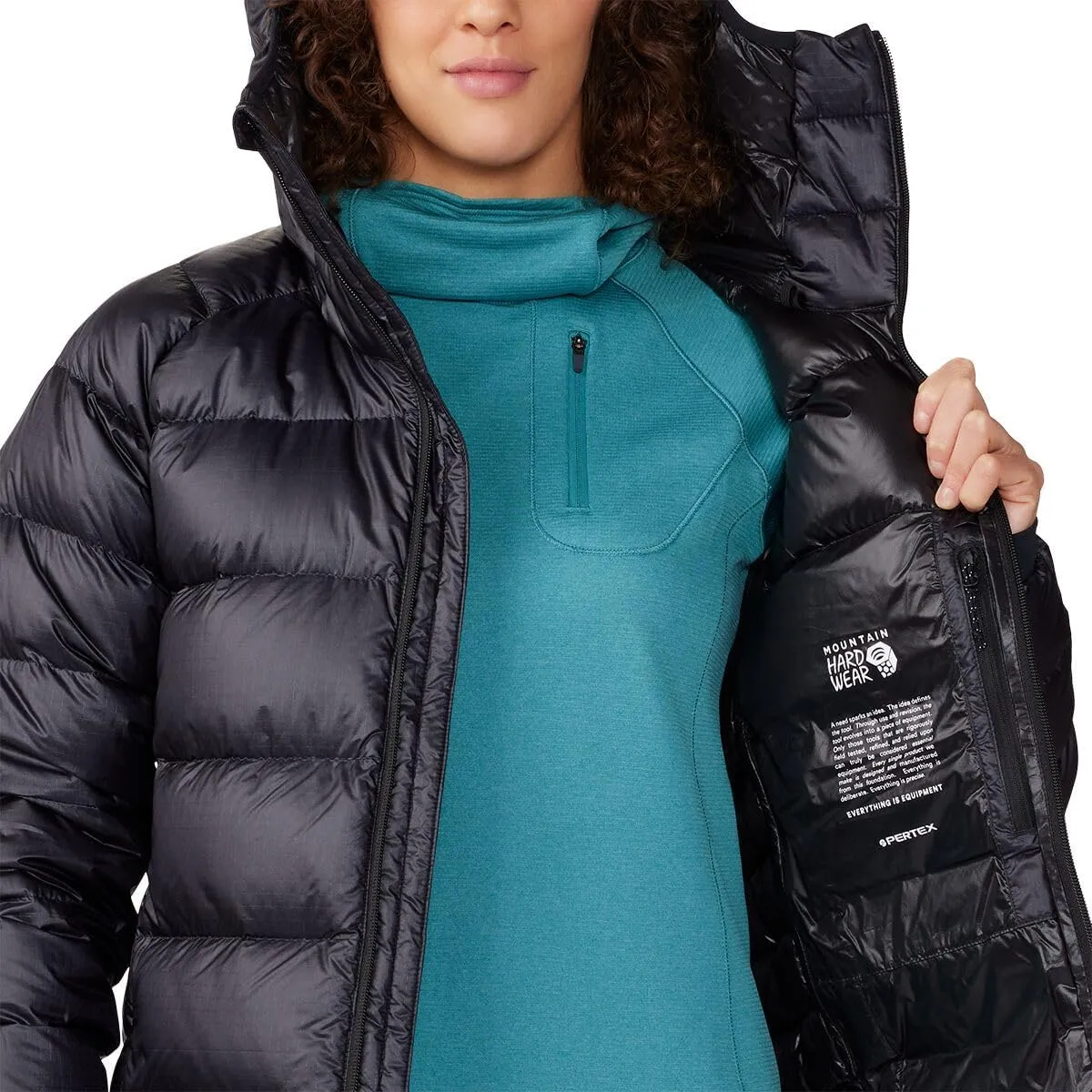 Mountain Hardwear Womens Phantom Alpine Down Hooded Jacket