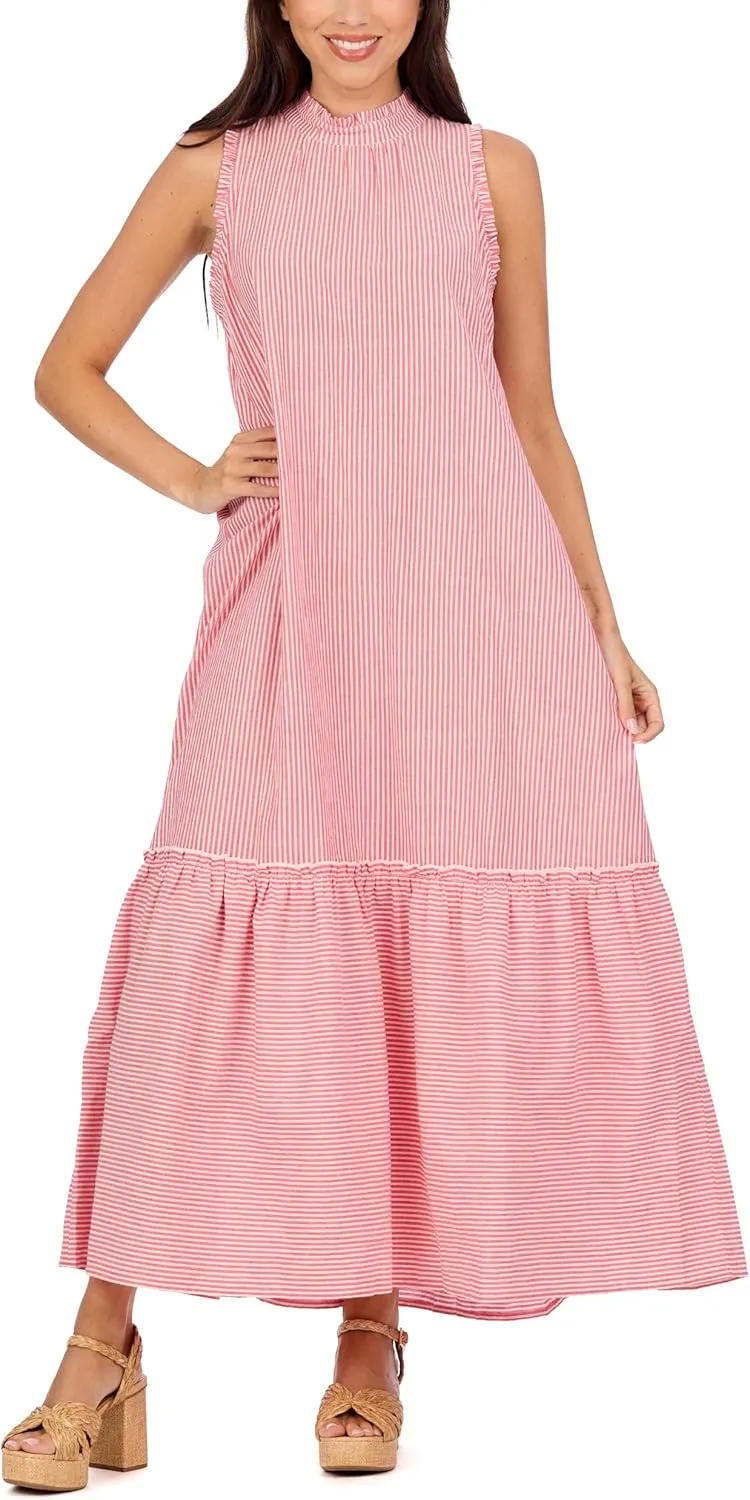 Mud Pie Women's Wallis Stripe Maxi Dress
