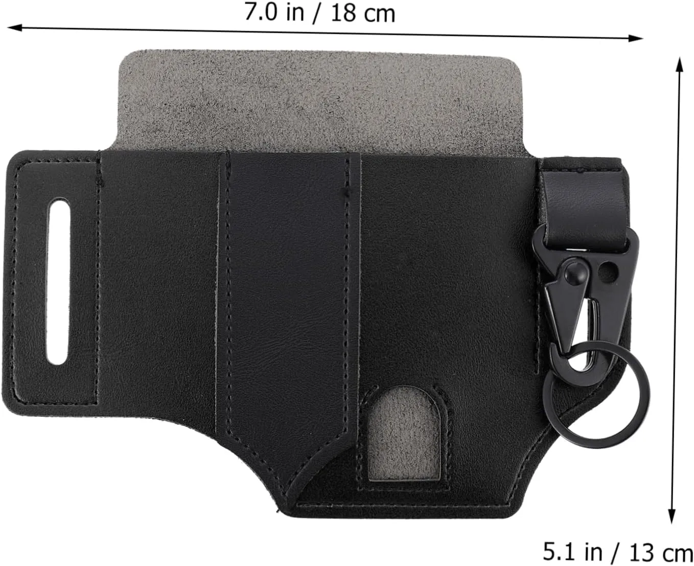 NOLITOY Bag 4 Pockets Men's Tool Storage Waist Bag for Camping Hiking and Work