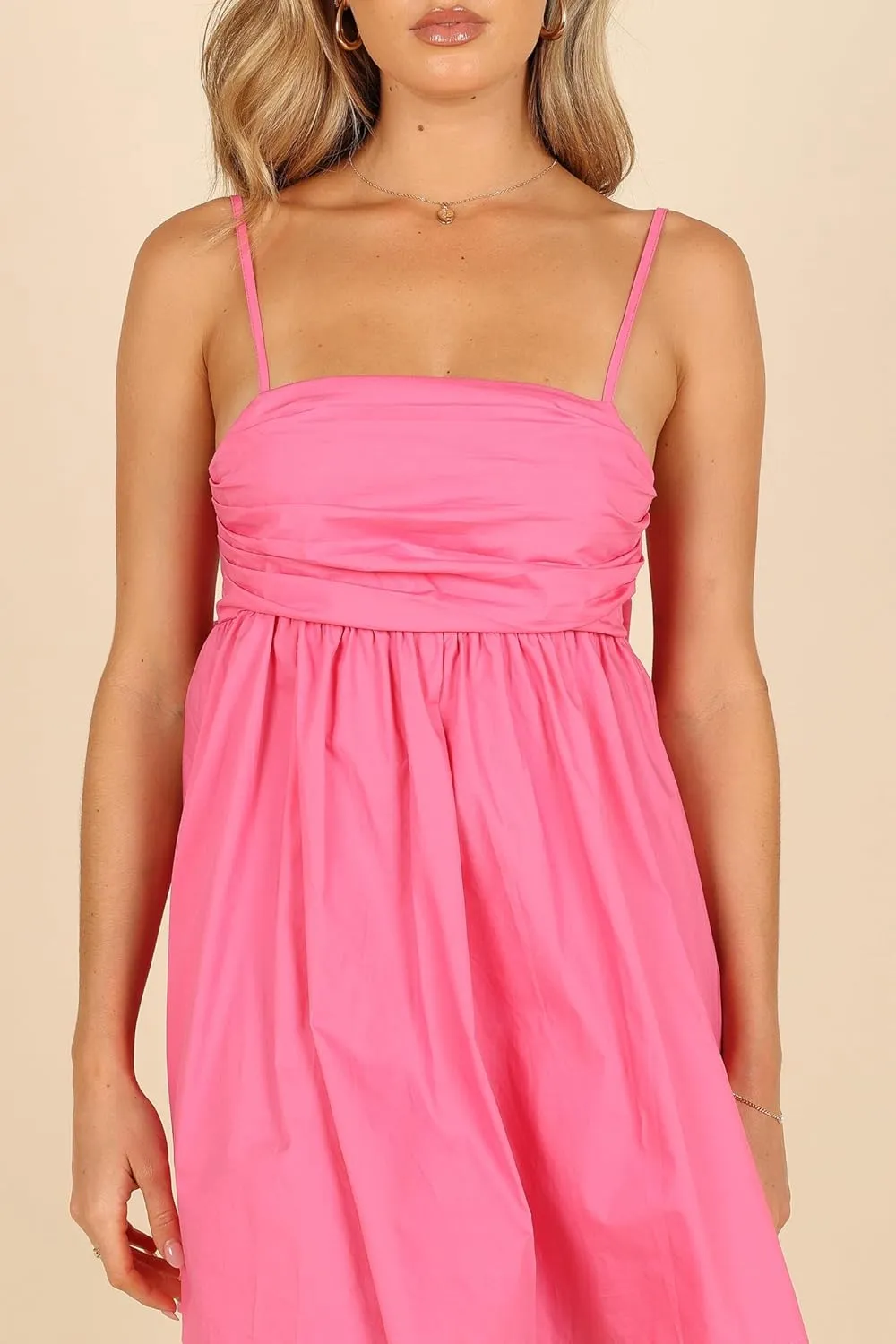Petal & Pup Women's Alice Bow Back Mini Dress