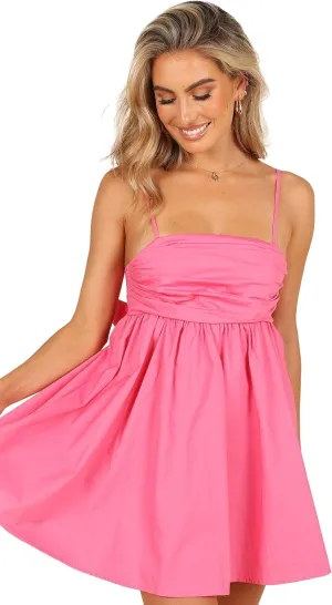 Petal & Pup Women's Alice Bow Back Mini Dress