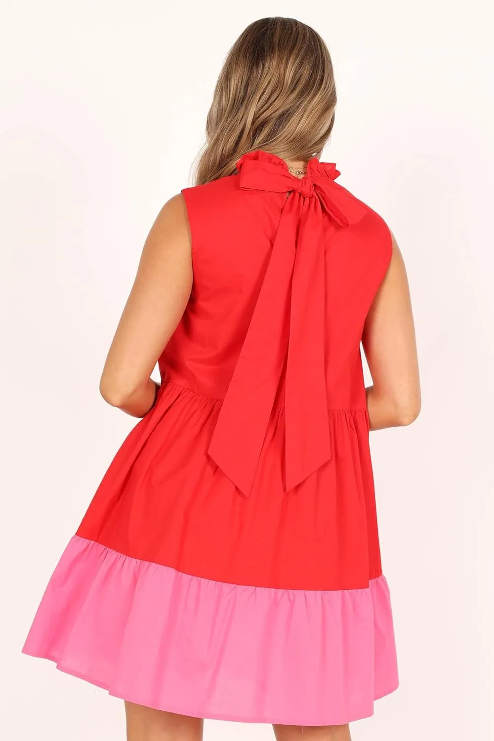 Petal & Pup Women's Bradshaw Tiered Mini Dress