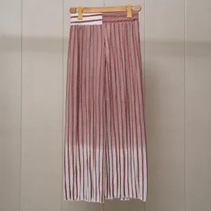 Pink Printed Linen Palazzo (PL007)